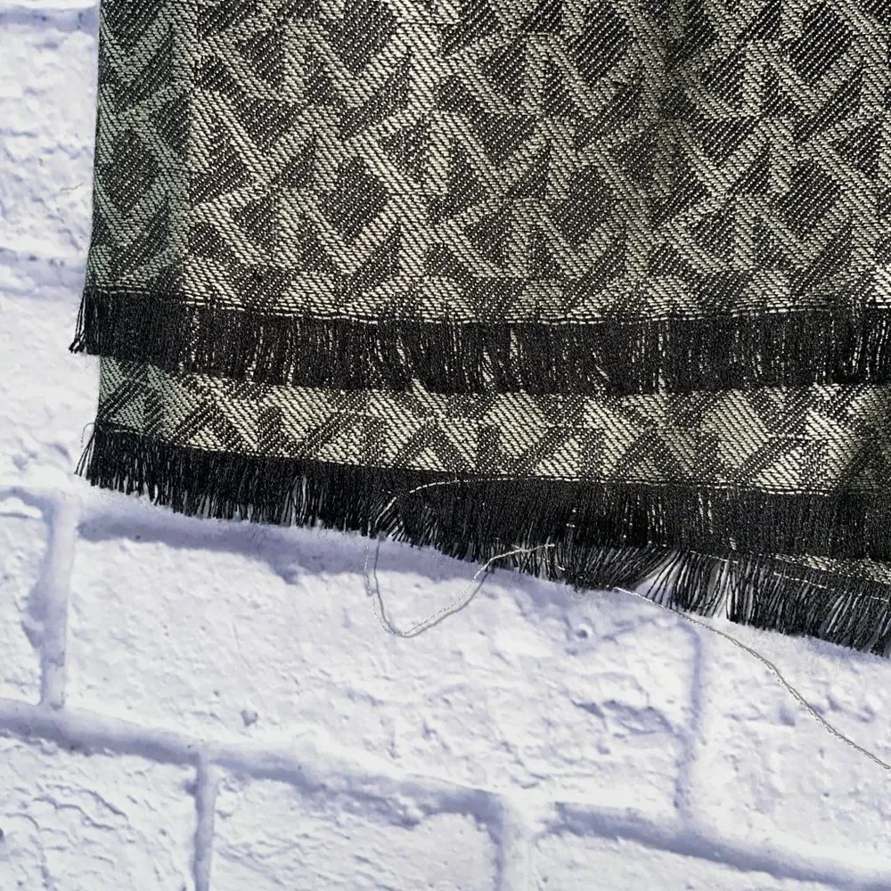 Michael Kors scarf raw hem